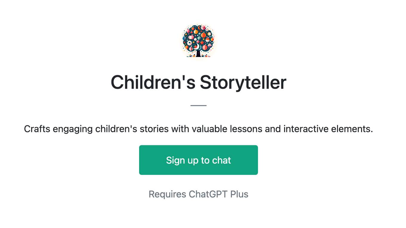 Children's Storyteller Screenshot