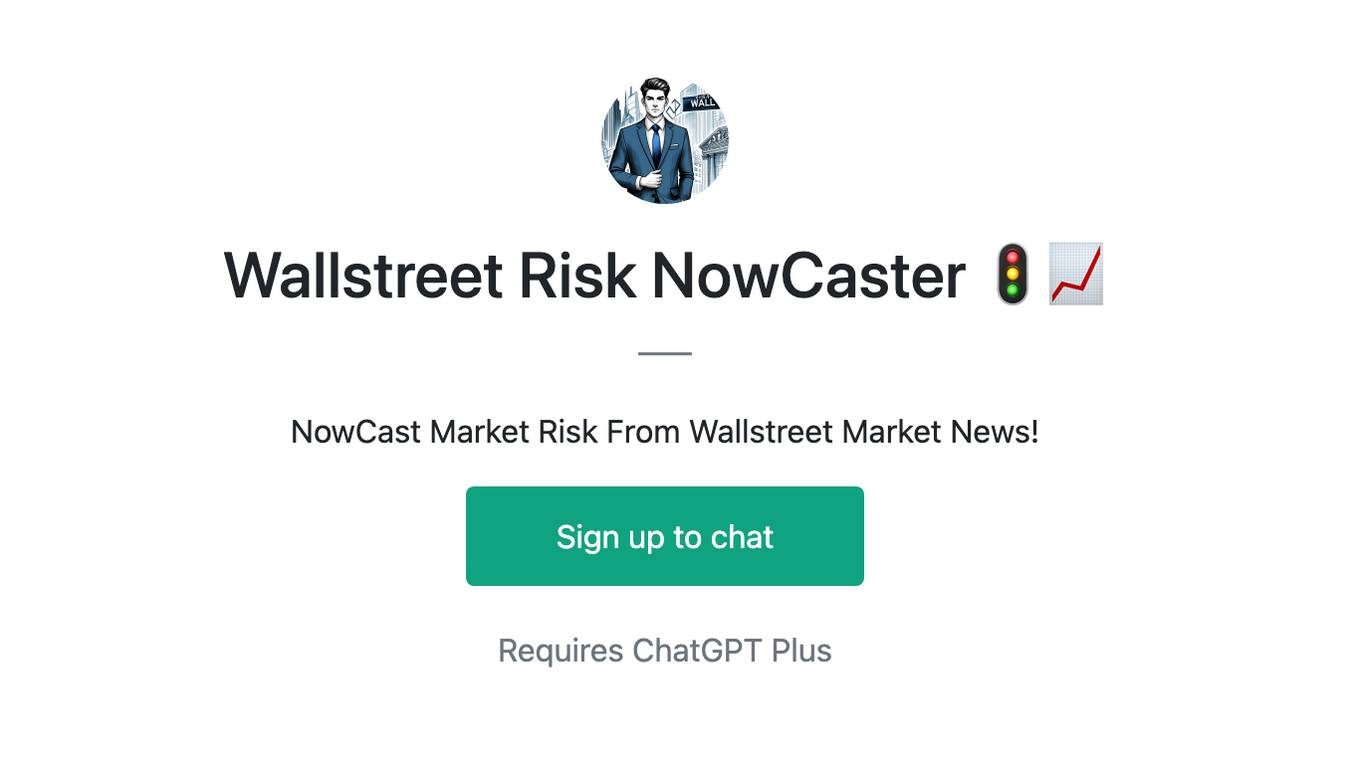 Wallstreet Risk NowCaster 🚦📈 Screenshot