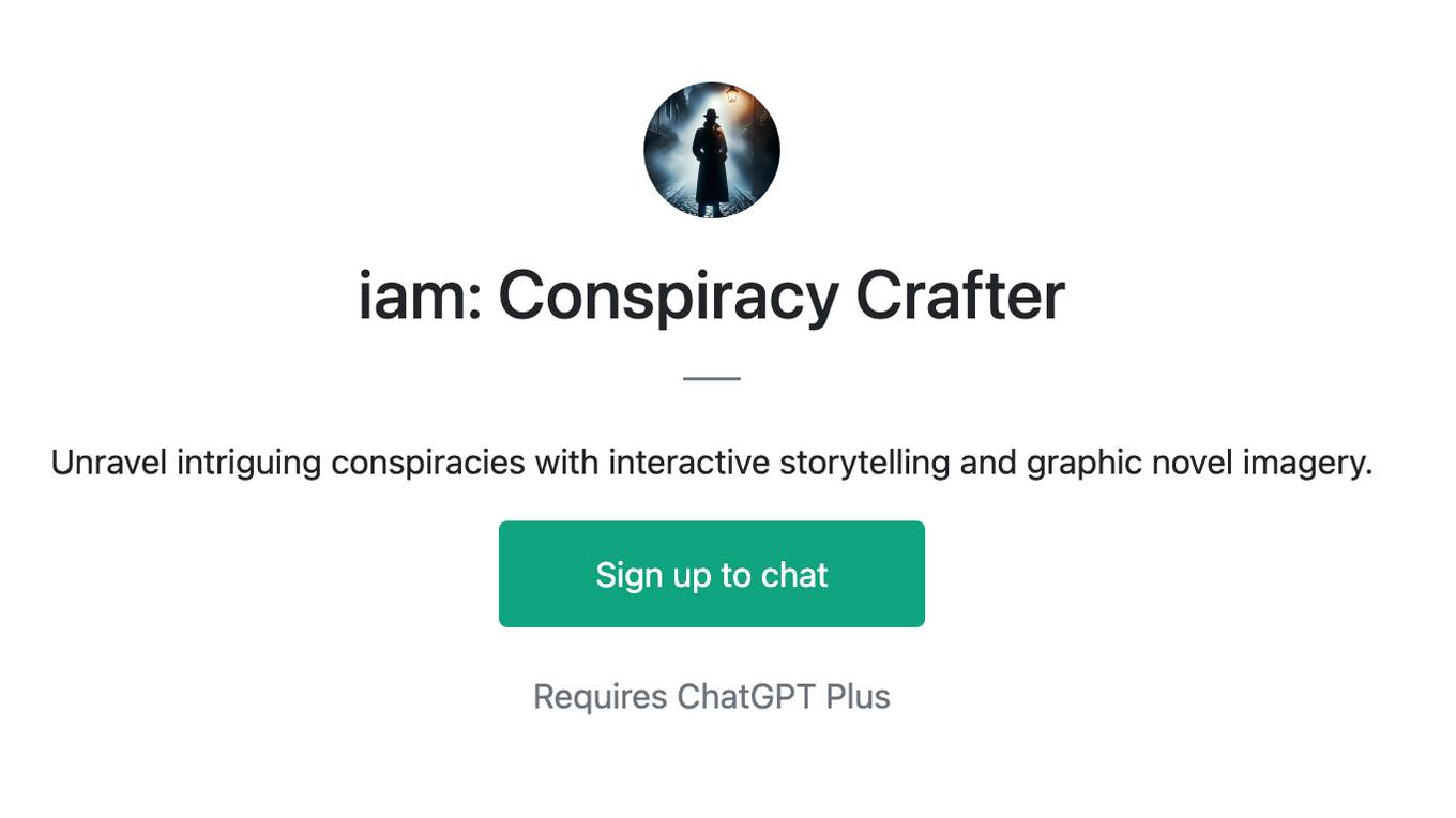 iam: Conspiracy Crafter Screenshot