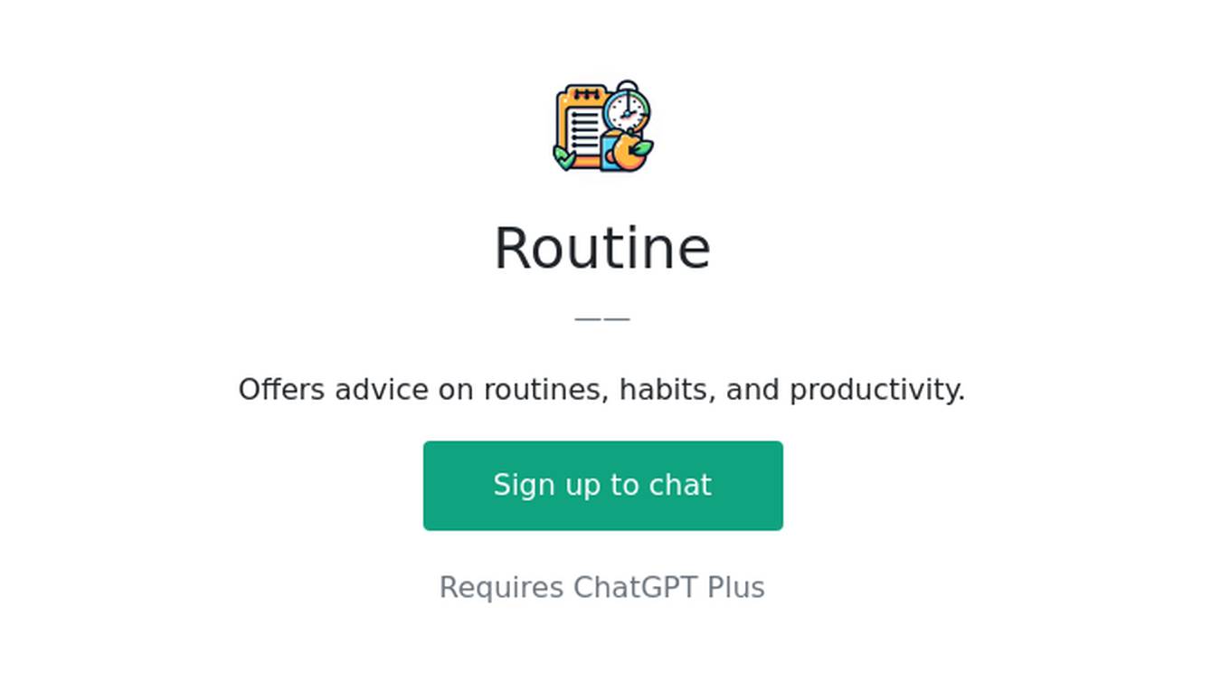 Routine Screenshot