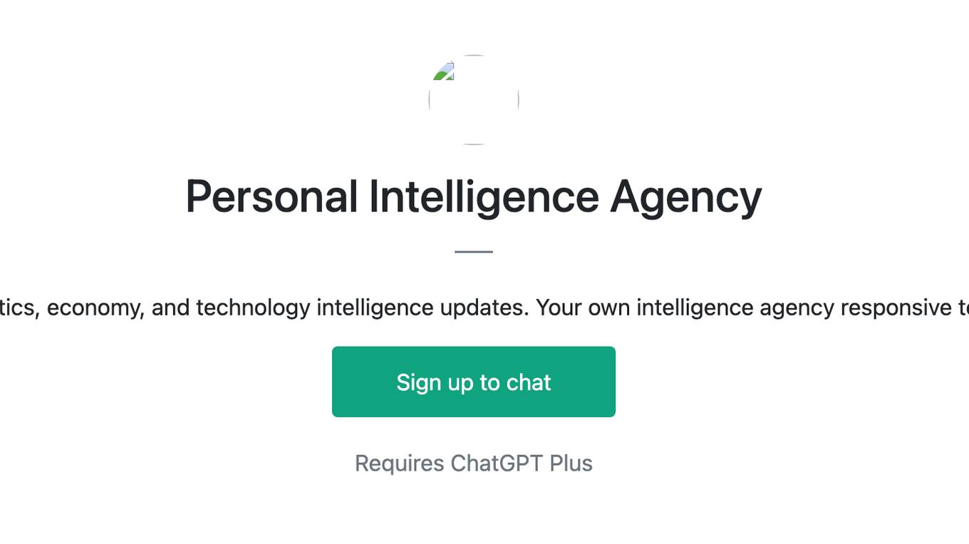 Personal Intelligence Agency Screenshot