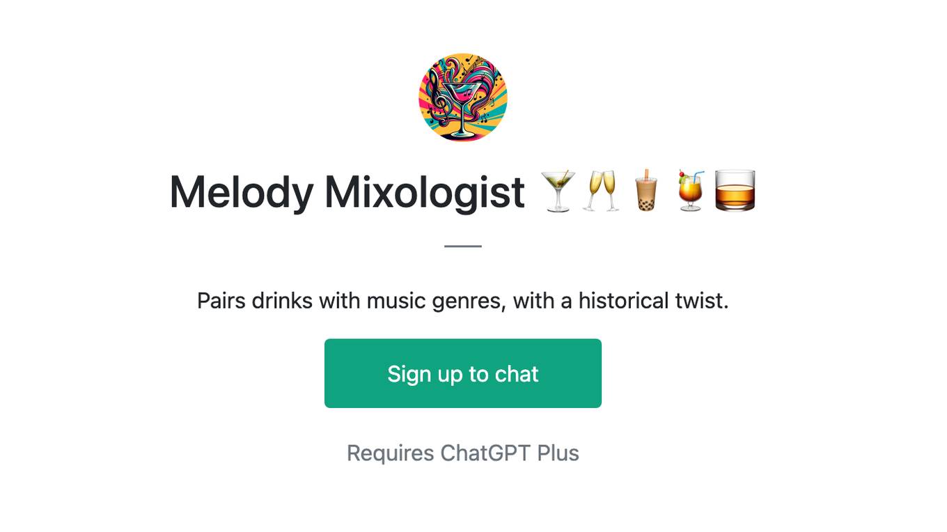 Melody Mixologist 🍸🥂🧋🍹🥃 Screenshot