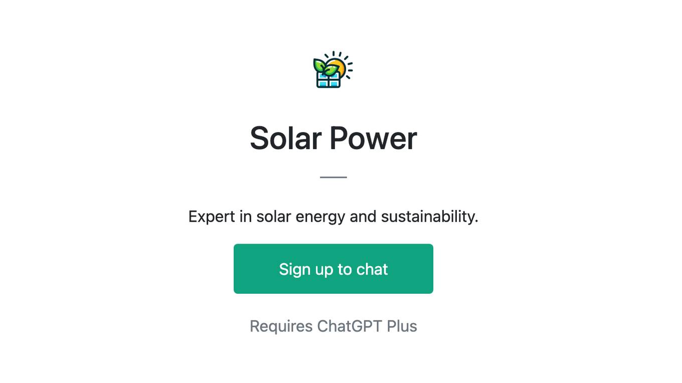 Solar Power Screenshot