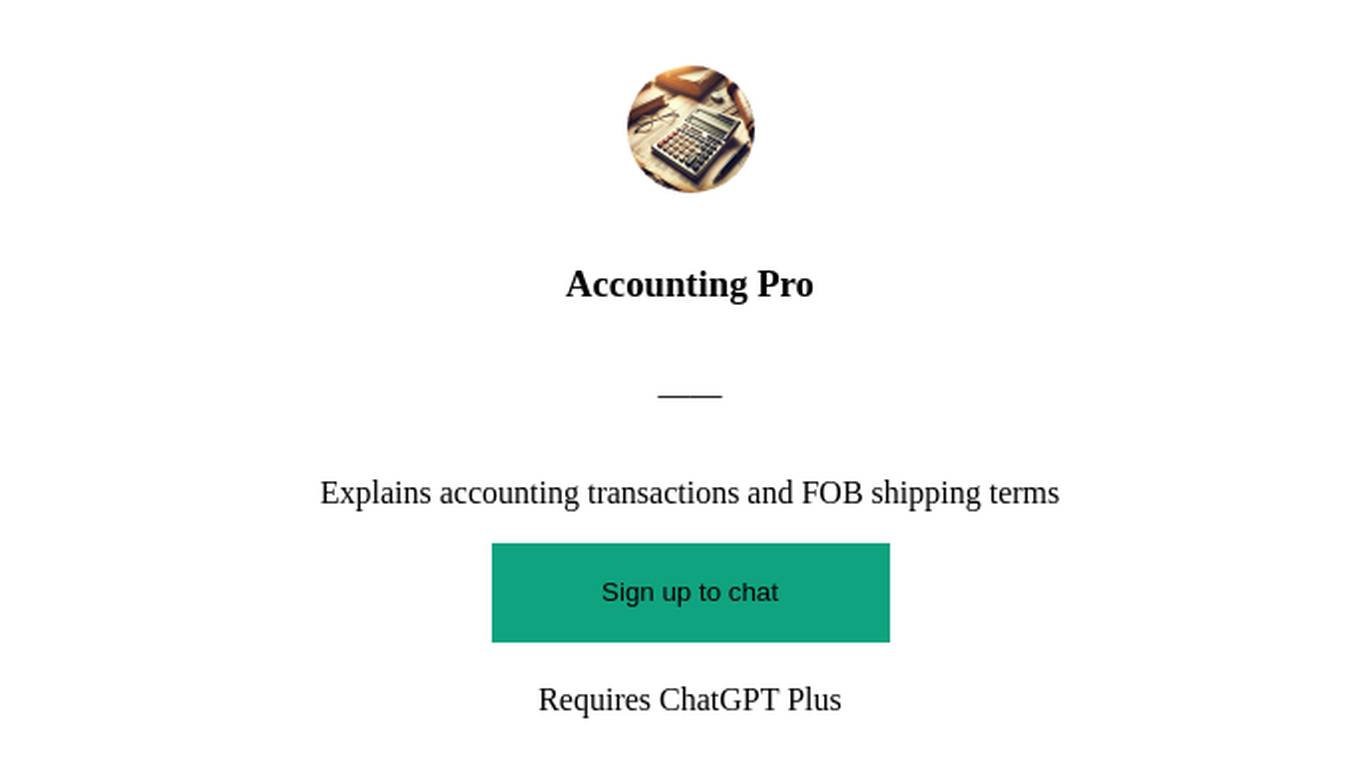 Accounting Pro Screenshot