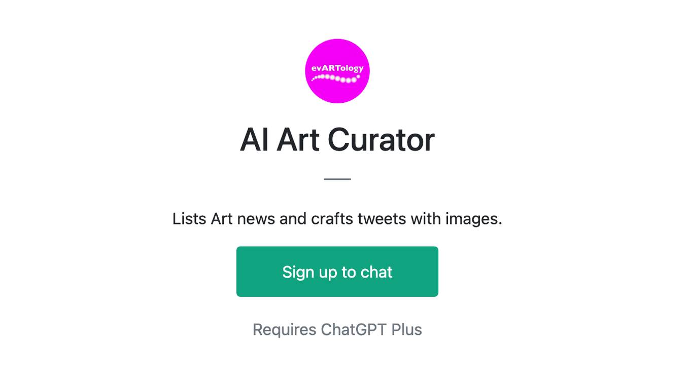 AI Art Curator Screenshot