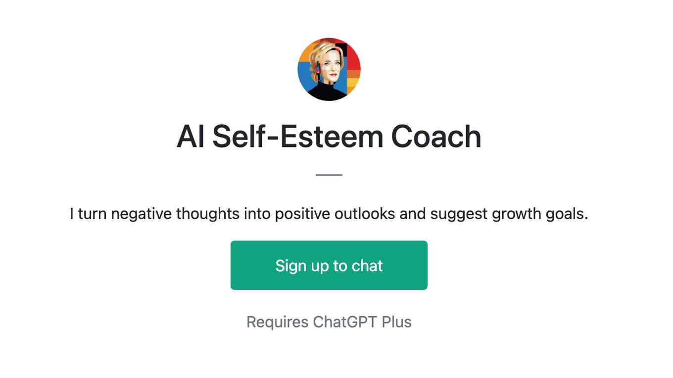 AI Self-Esteem Coach Screenshot