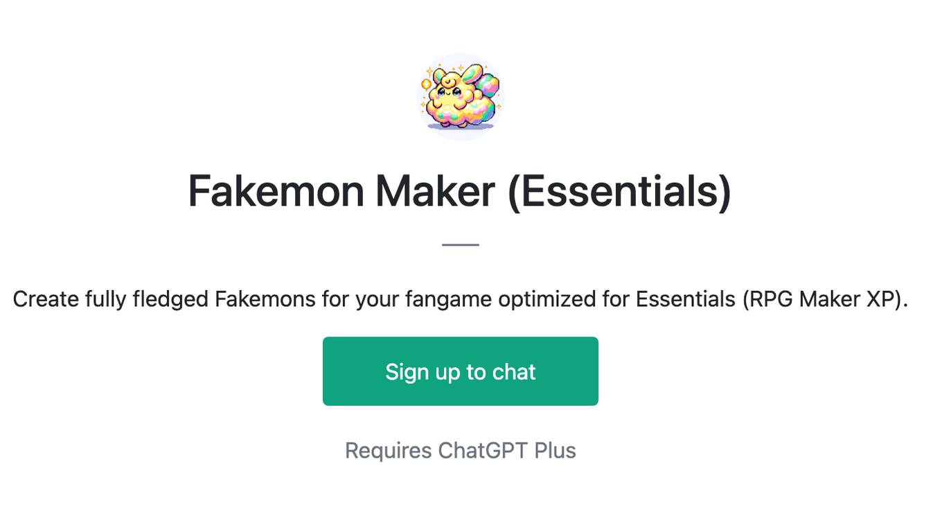 Fakemon Maker (Essentials) Screenshot