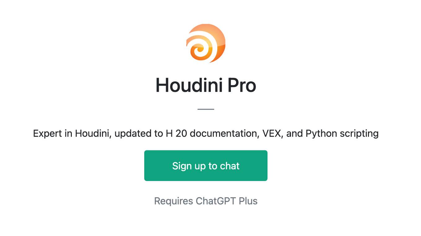 Houdini Pro Screenshot