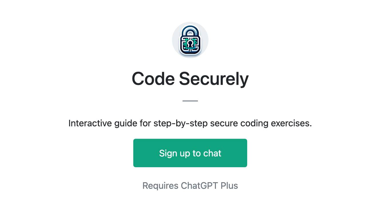 Code Securely Screenshot