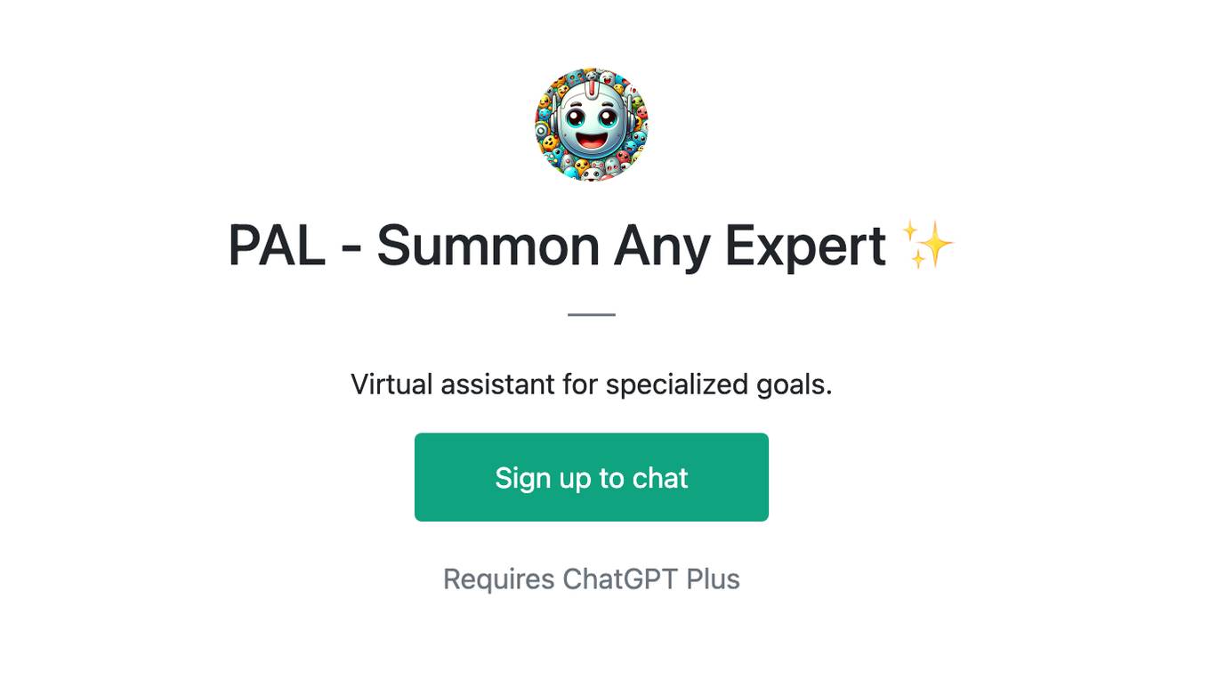 PAL -  Summon Any Expert ✨ Screenshot