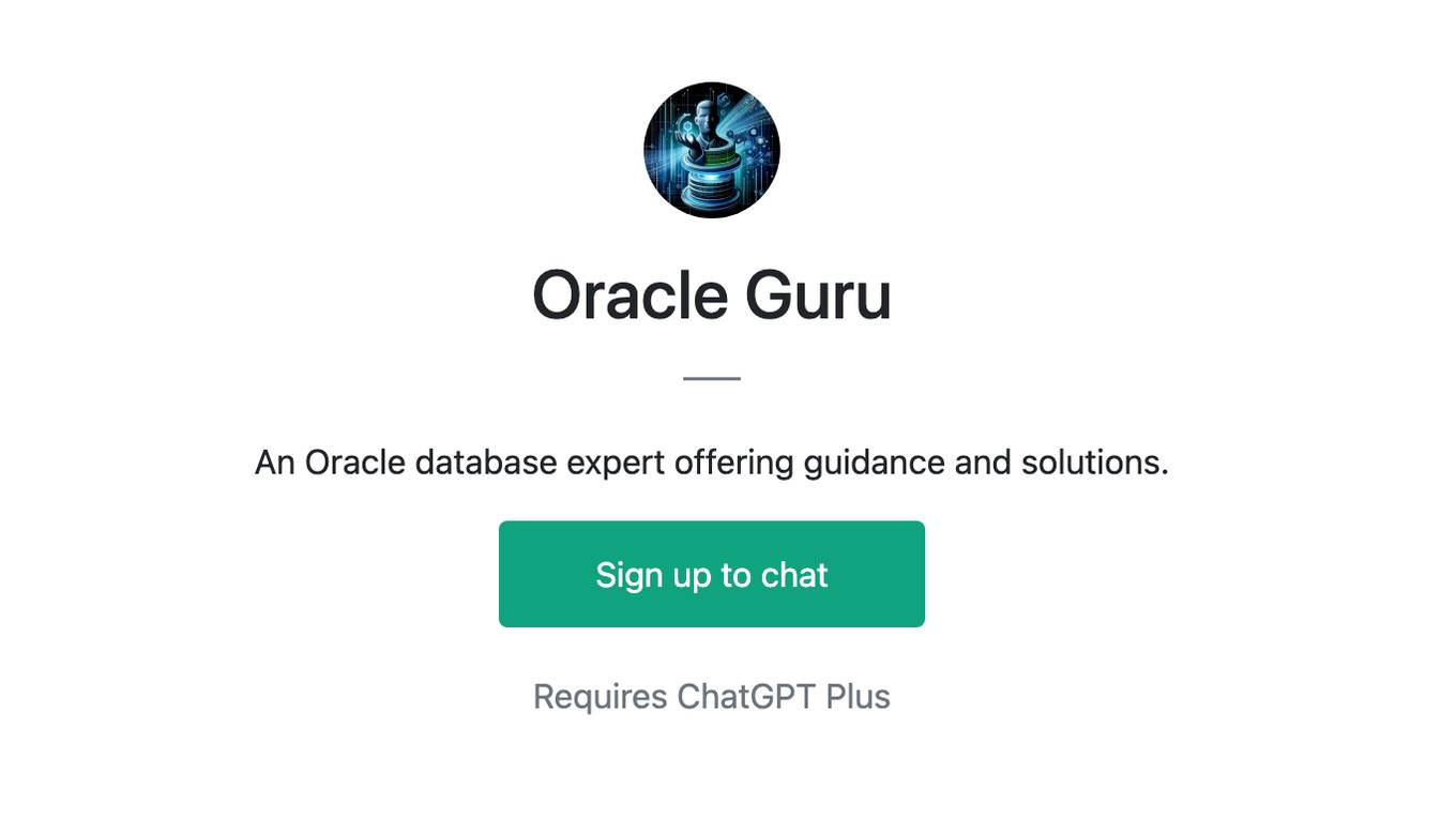 Oracle Guru Screenshot