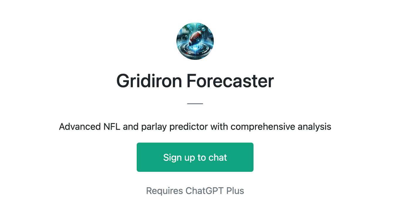 Gridiron Forecaster Screenshot