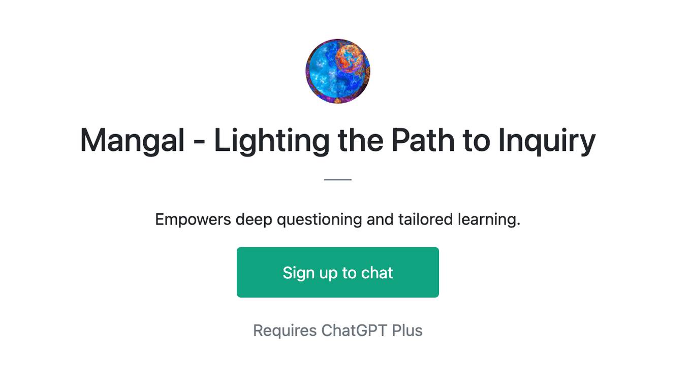 Mangal - Lighting the Path to Inquiry Screenshot