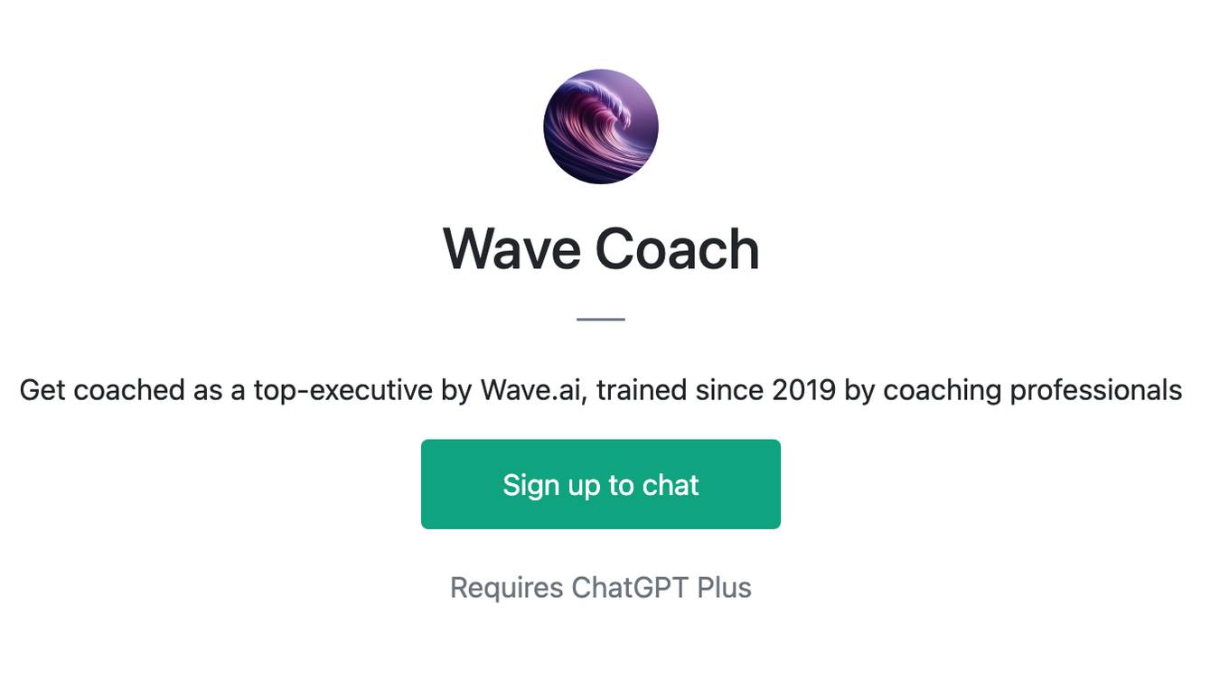 Wave Coach Screenshot