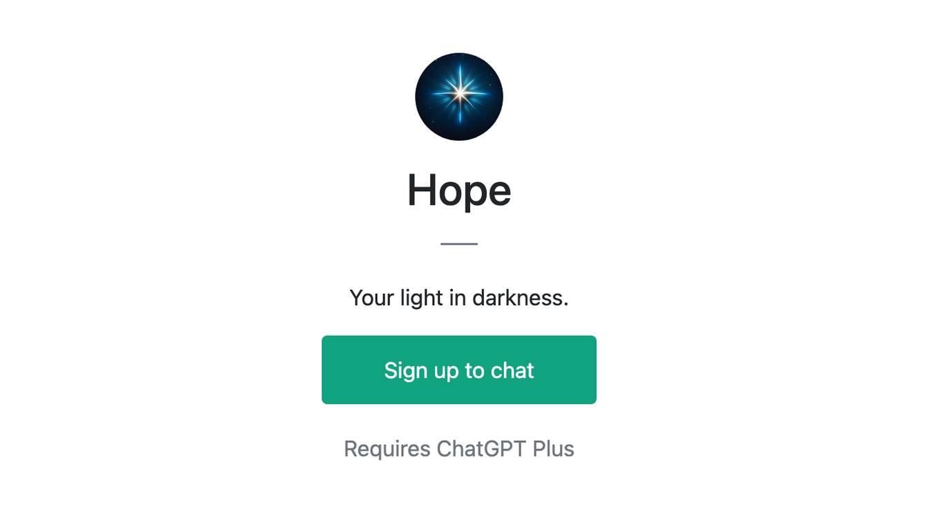 Hope Screenshot