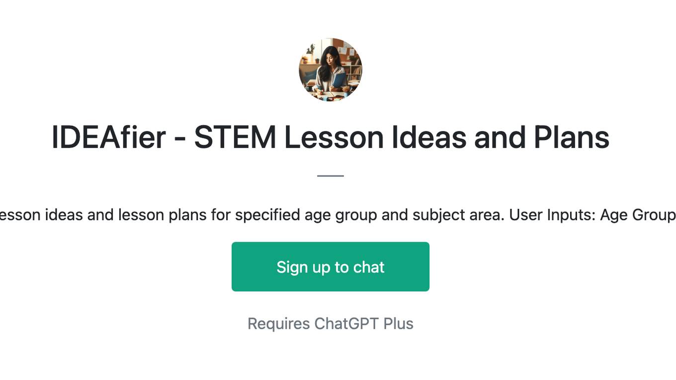 IDEAfier - STEM Lesson Ideas and Plans Screenshot