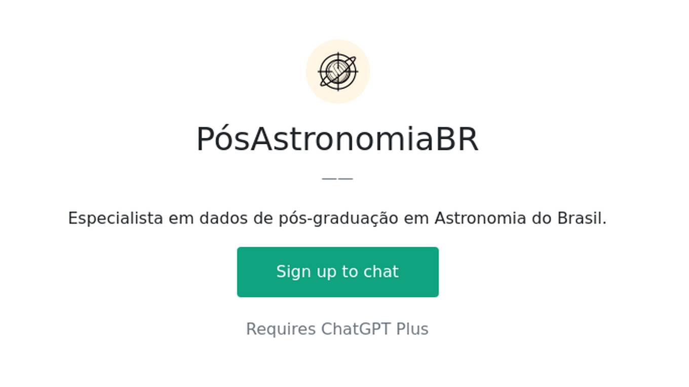 PósAstronomiaBR Screenshot