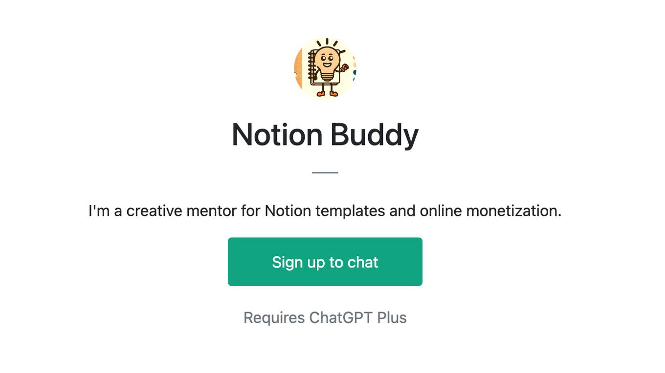 Notion Buddy Screenshot