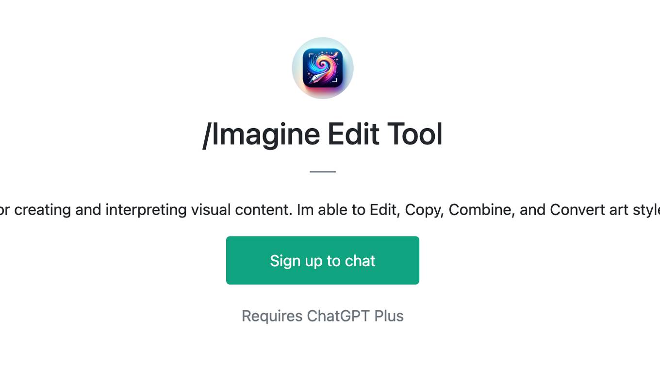 /Imagine Edit Tool Screenshot