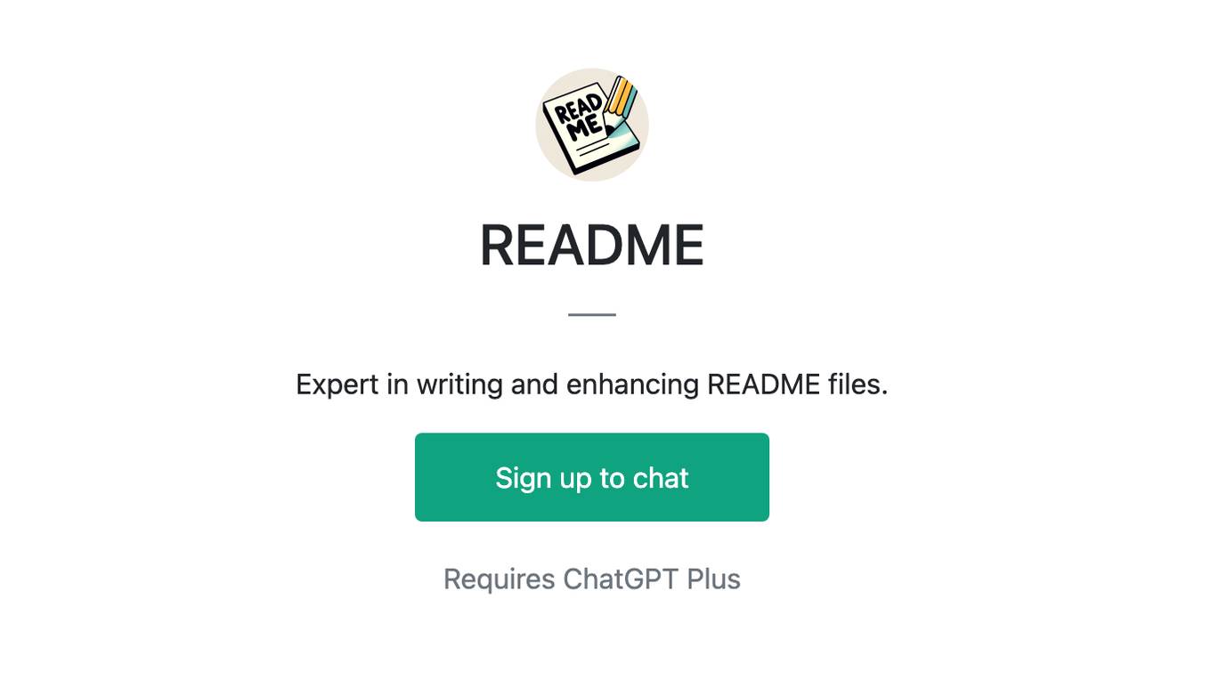 README Screenshot