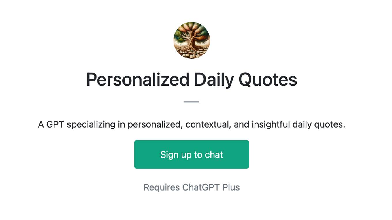 Personalized Daily Quotes Screenshot