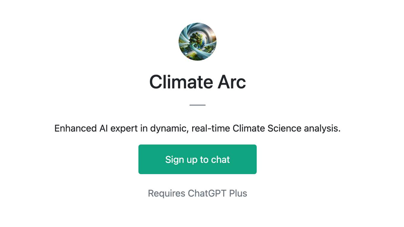 Climate Arc Screenshot