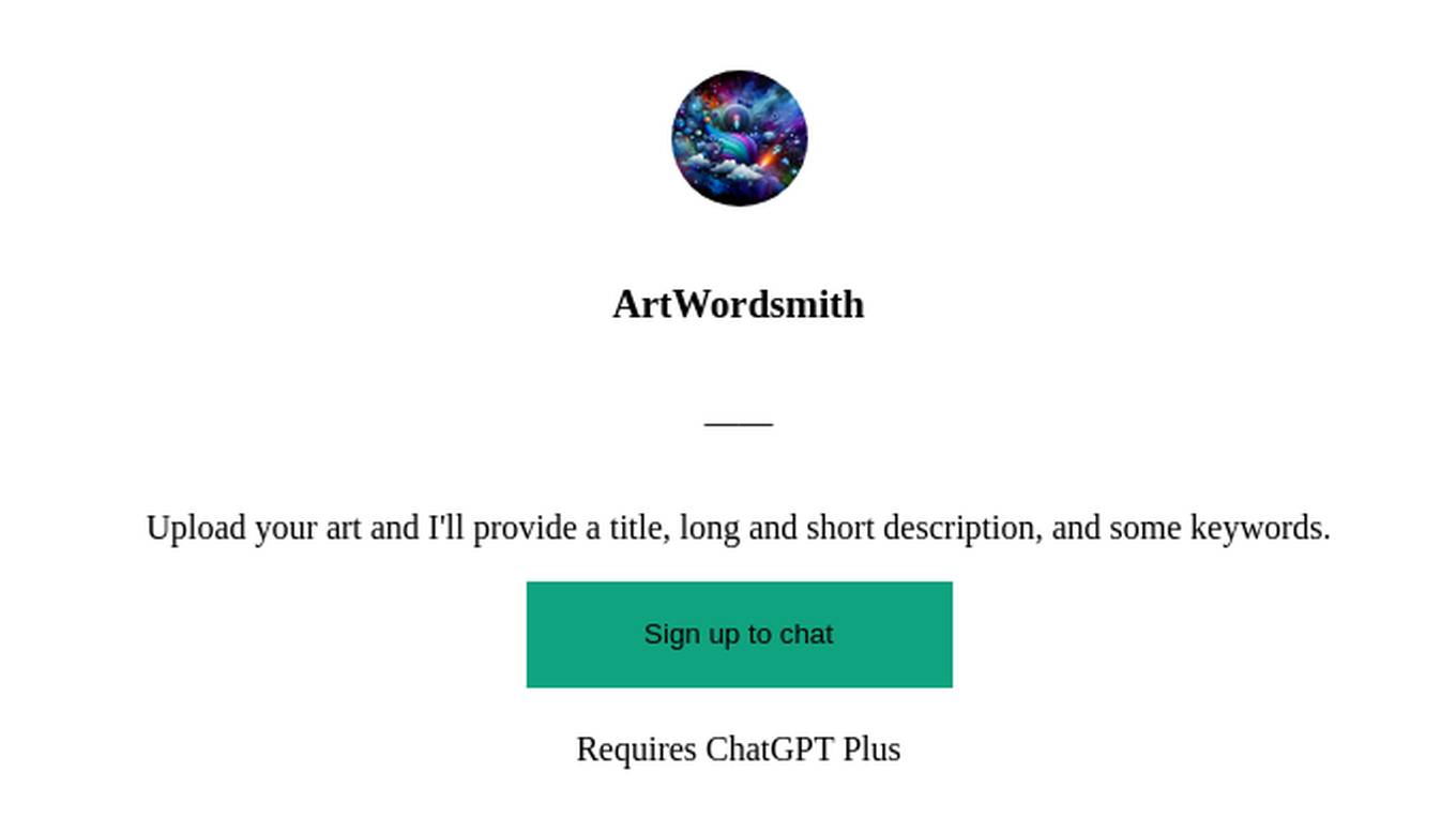 ArtWordsmith Screenshot