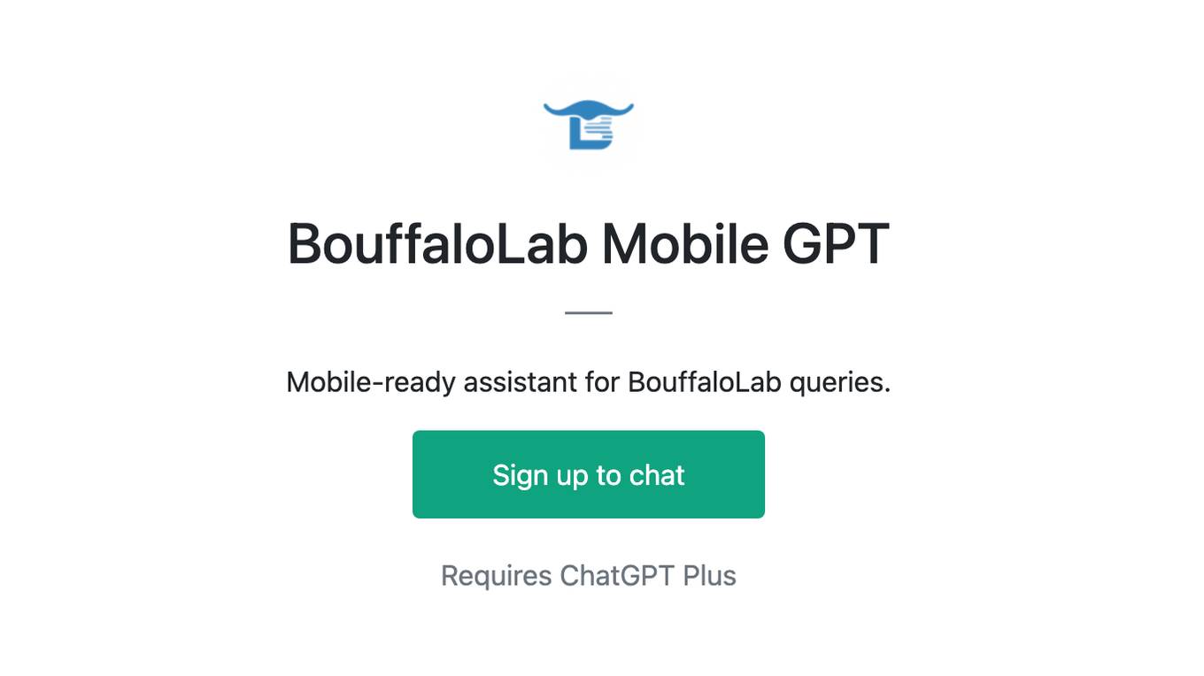 BouffaloLab Mobile GPT Screenshot