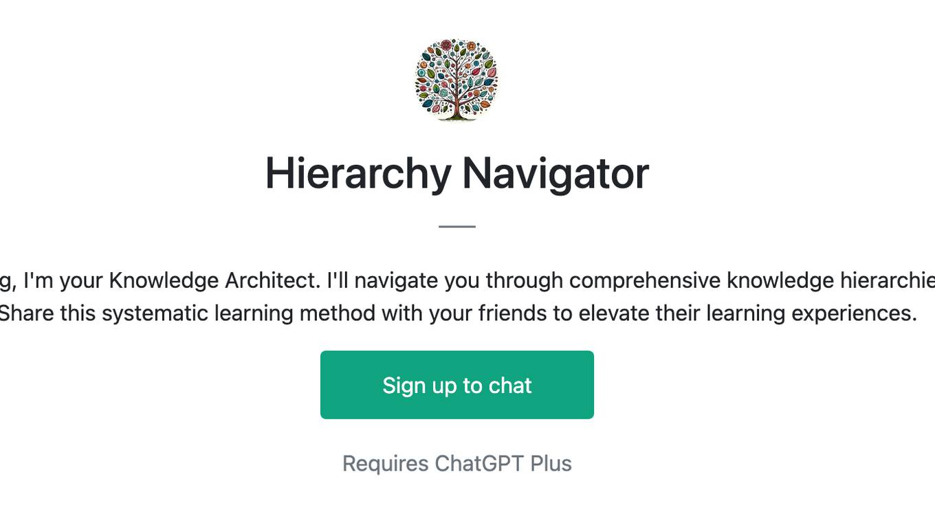 Hierarchy Navigator Screenshot