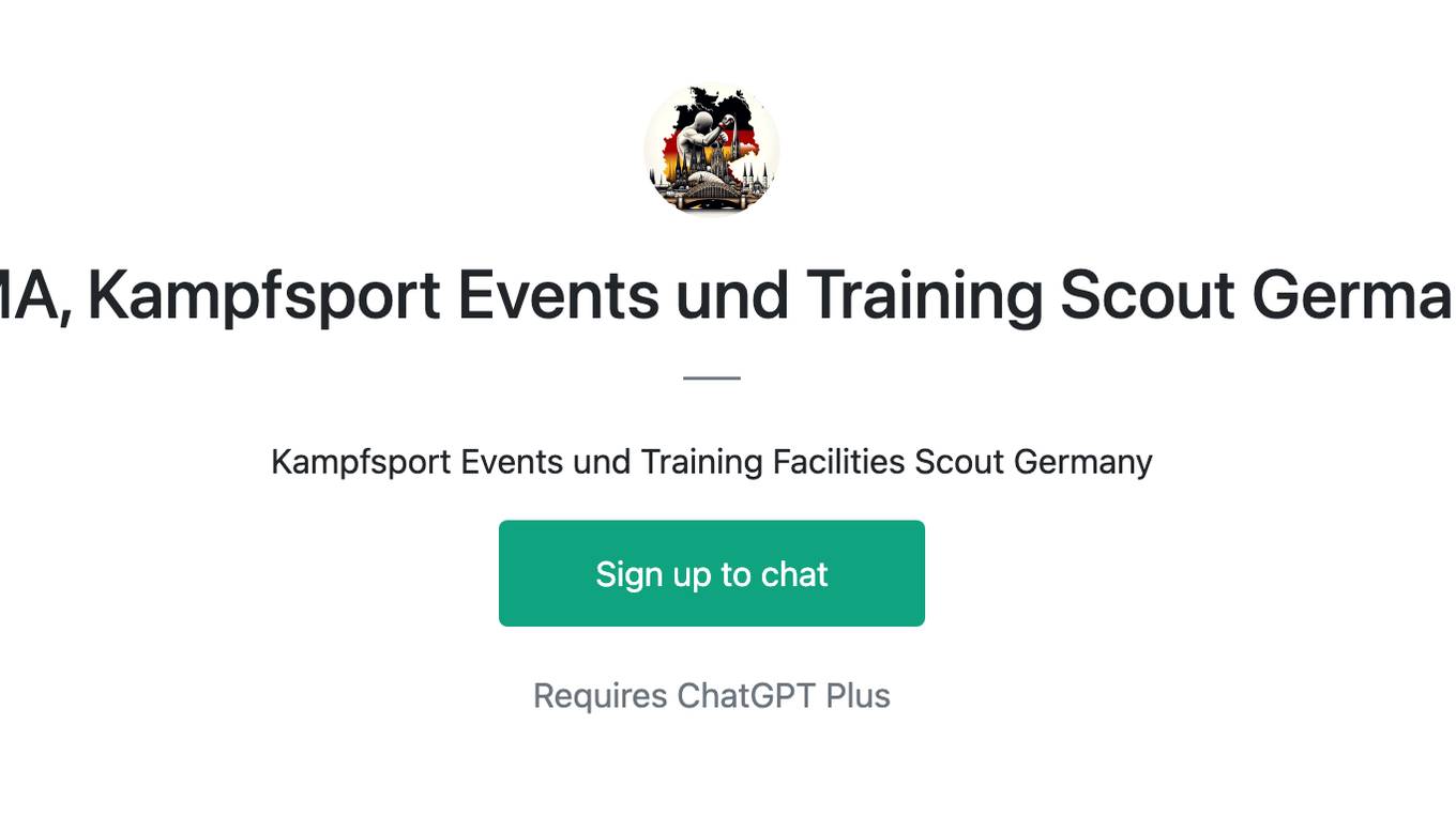 MMA, Kampfsport Events und Training Scout Germany Screenshot