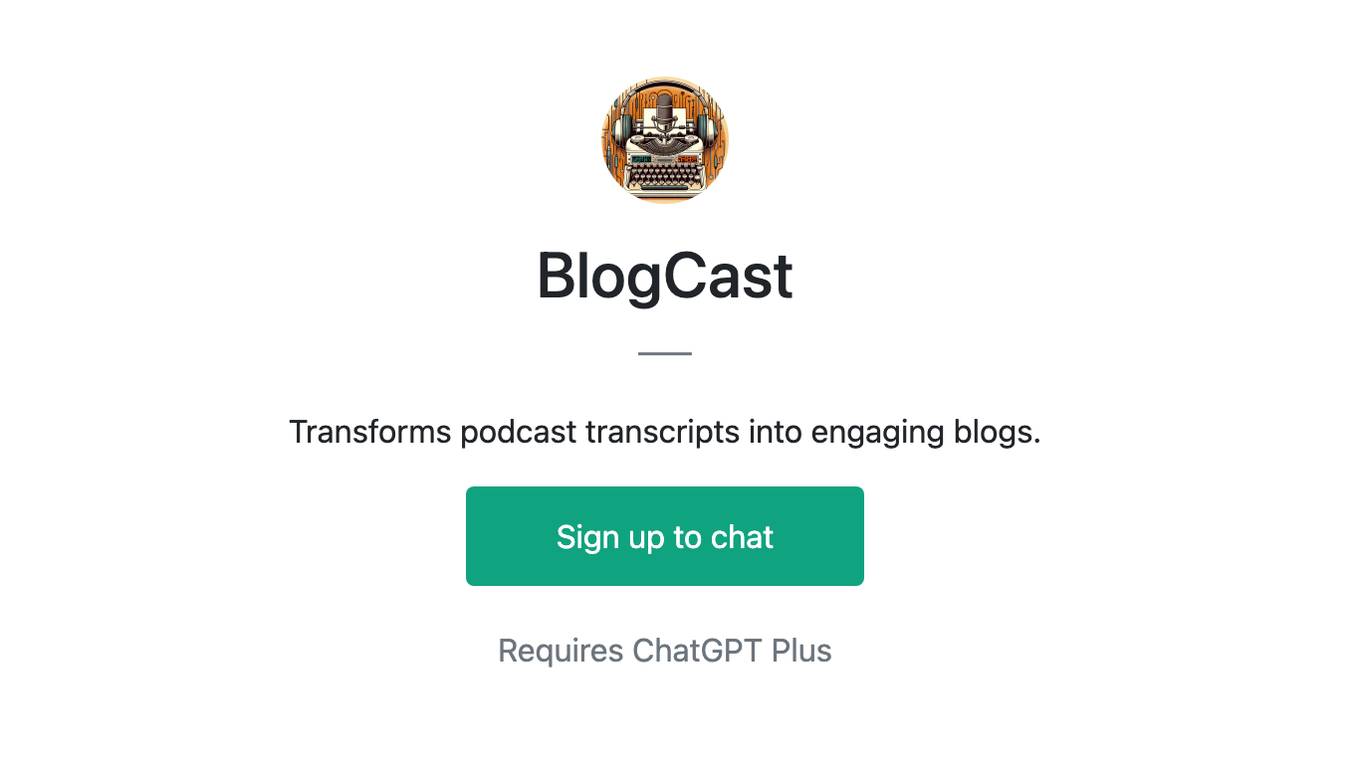 BlogCast Screenshot