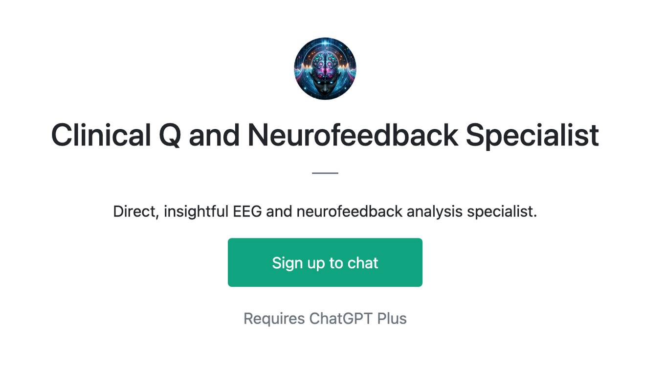 Clinical Q and Neurofeedback Specialist Screenshot