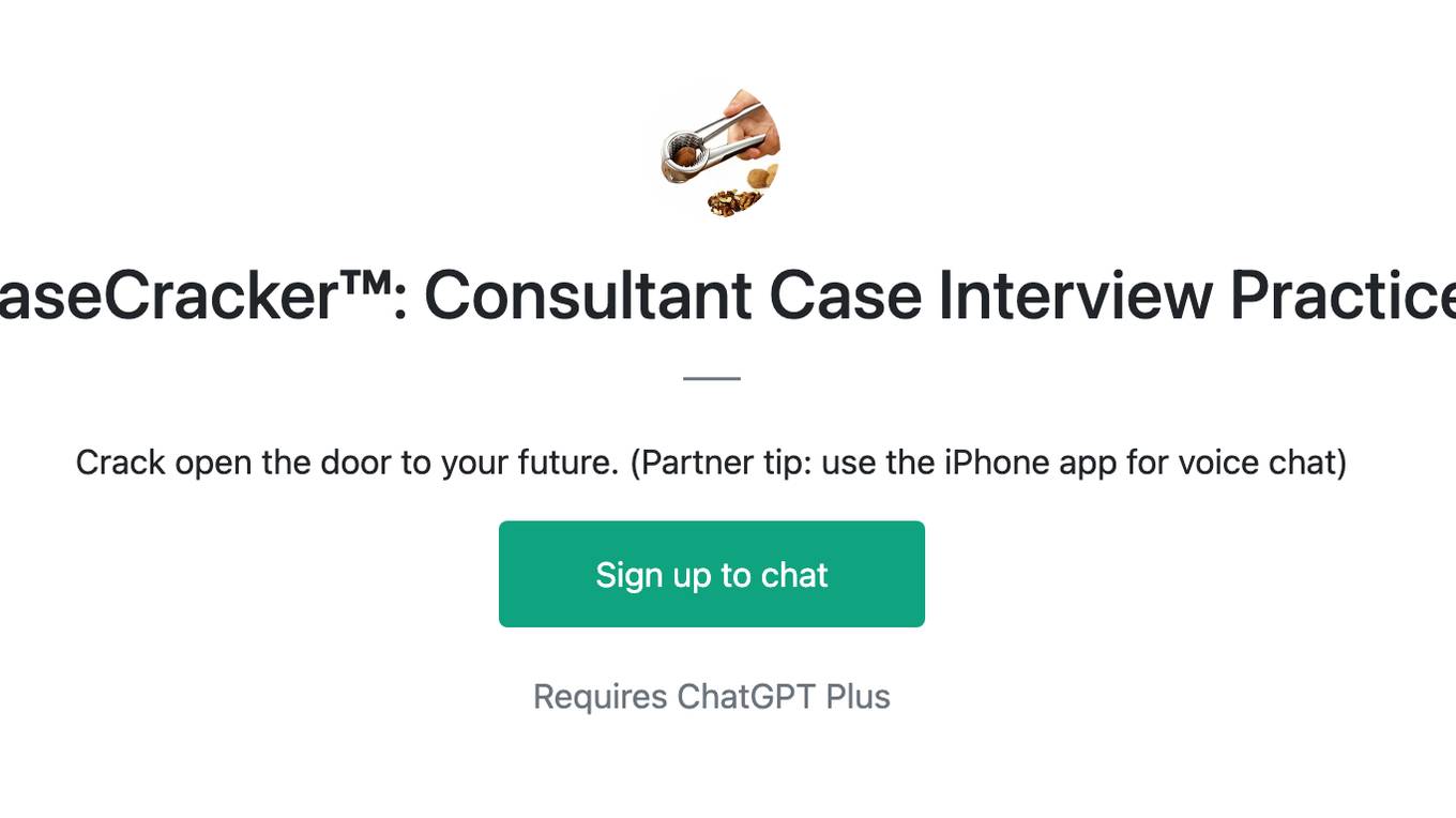 CaseCracker™: Consultant Case Interview Practice Screenshot