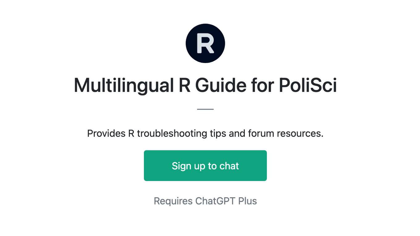 Multilingual R Guide for PoliSci Screenshot