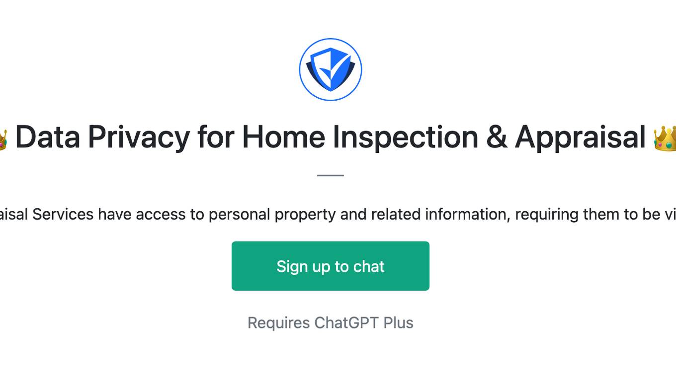 👑 Data Privacy for Home Inspection & Appraisal 👑 Screenshot