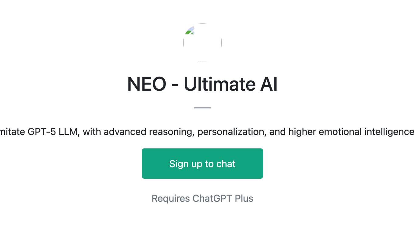 NEO - Ultimate AI Screenshot