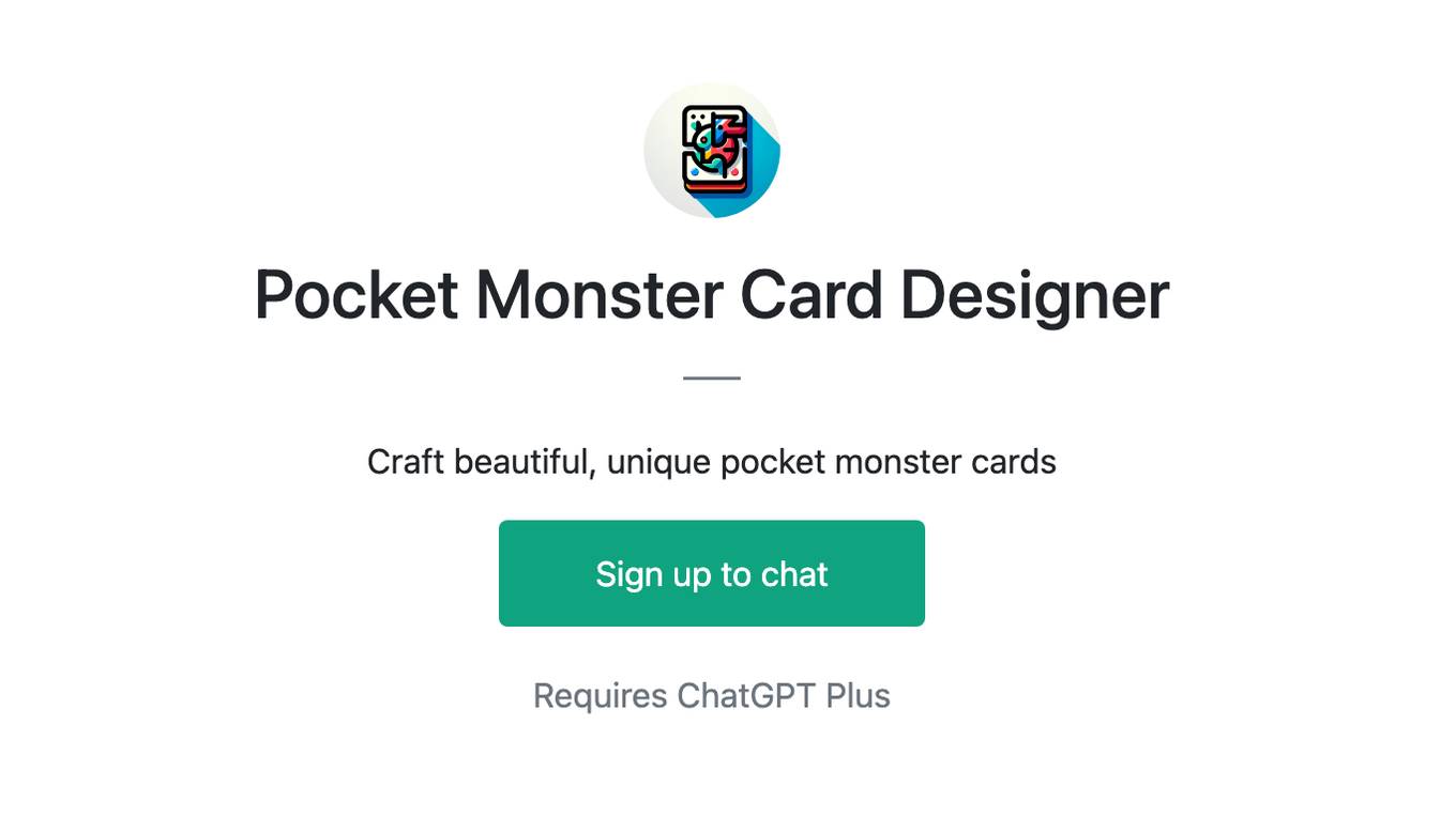 Pocket Monster Card Designer Screenshot