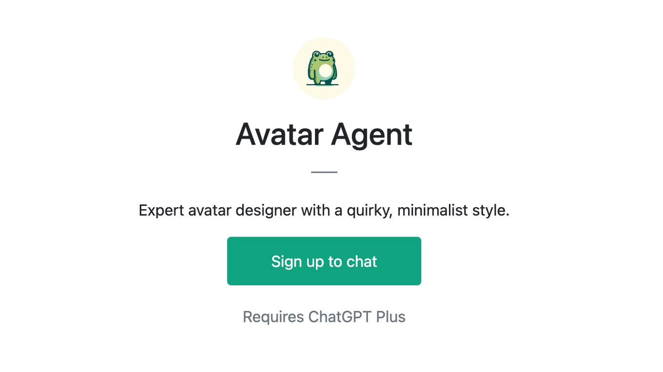 Avatar Agent Screenshot