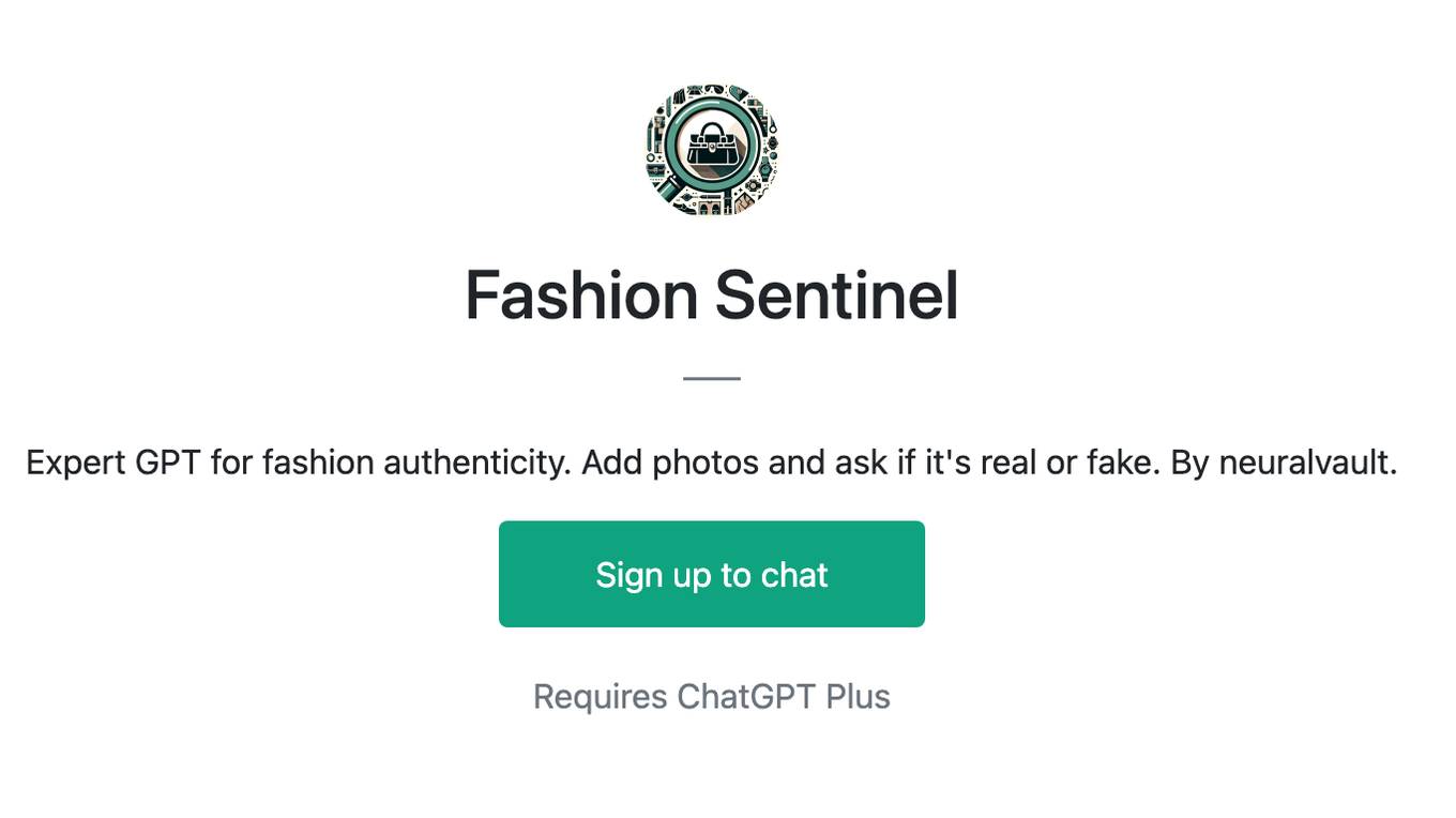 Fashion Sentinel Screenshot