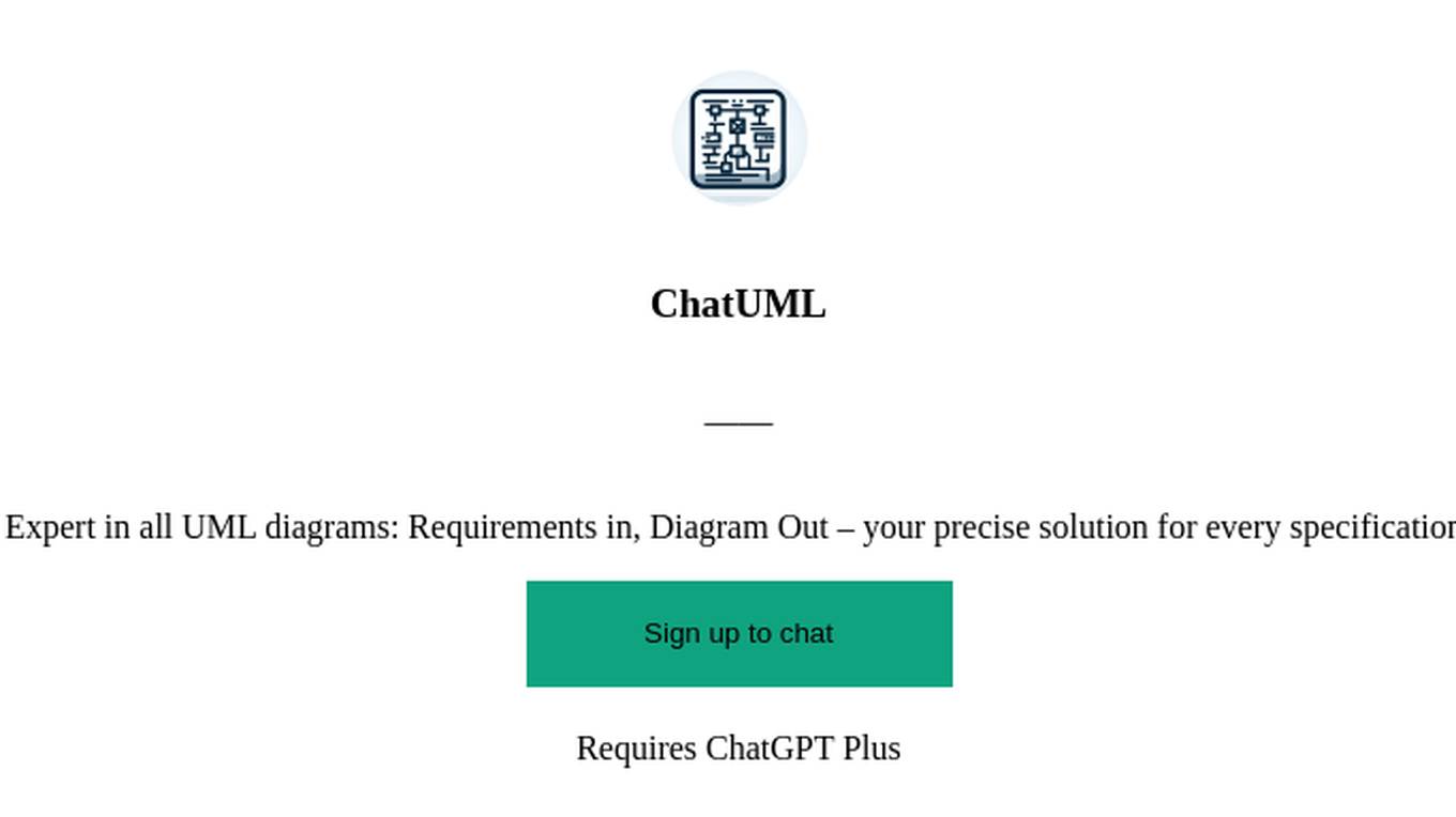 ChatUML Screenshot