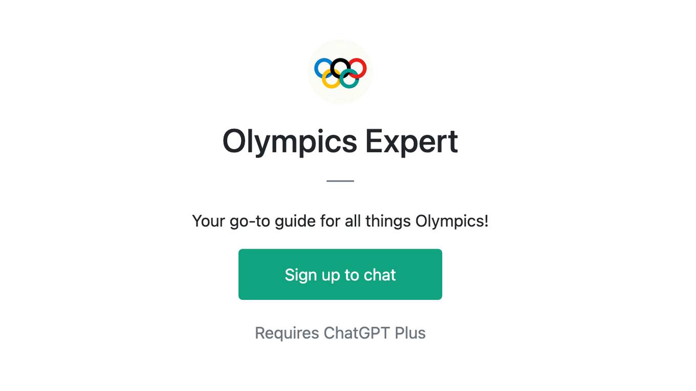 Olympics Expert Screenshot