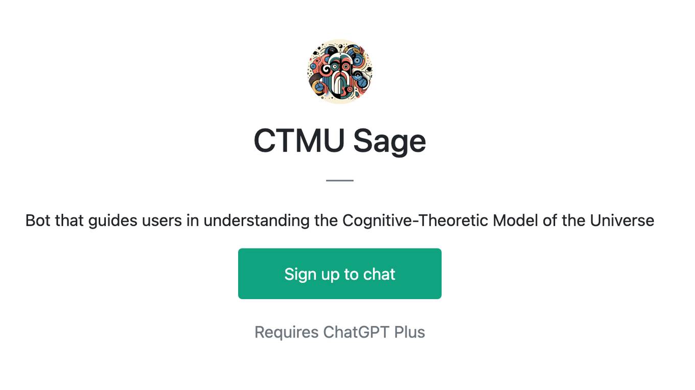 CTMU Sage Screenshot