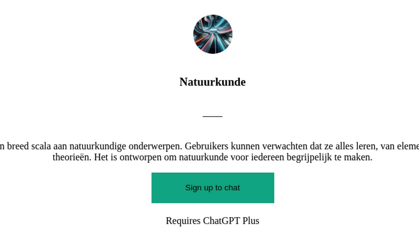 Natuurkunde Screenshot