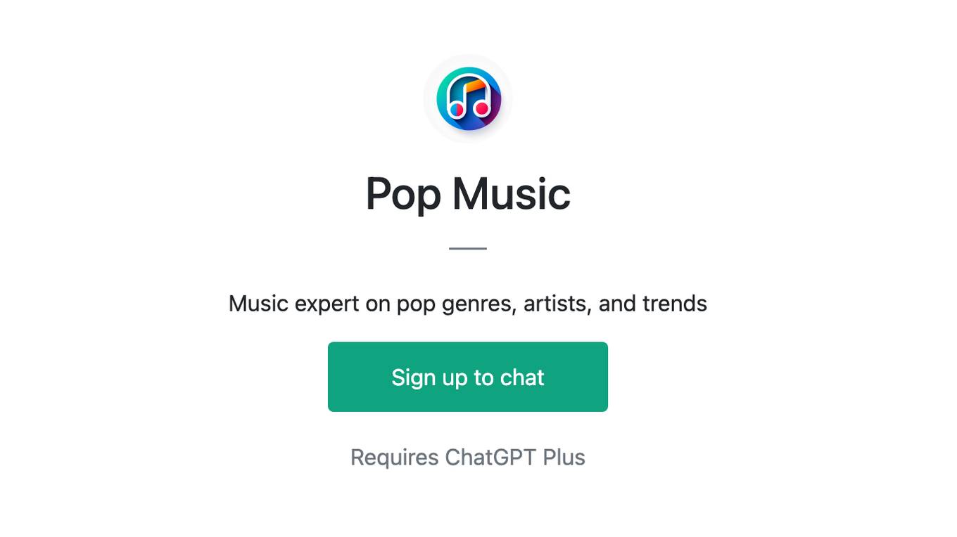 Pop Music Screenshot