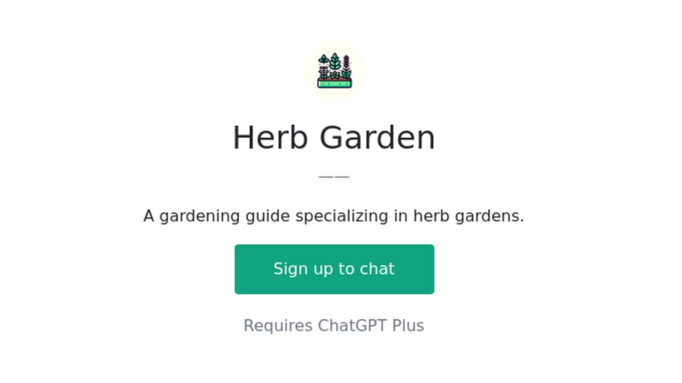 Herb Garden Screenshot