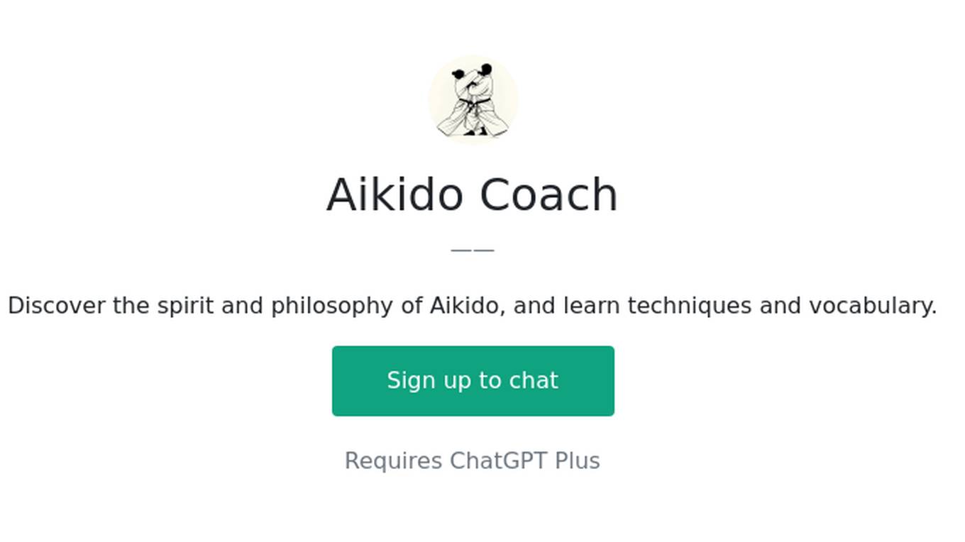 Aikido Coach Screenshot