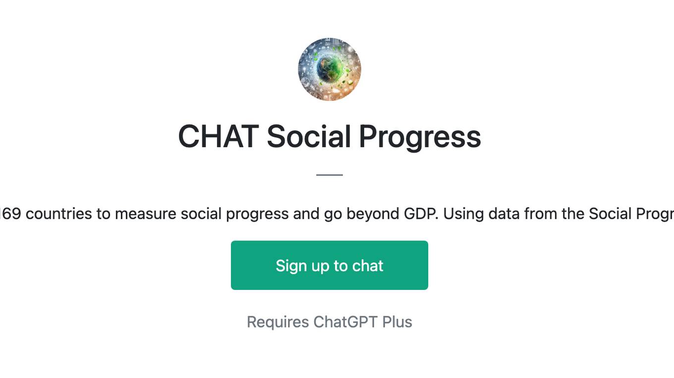 CHAT Social Progress Screenshot