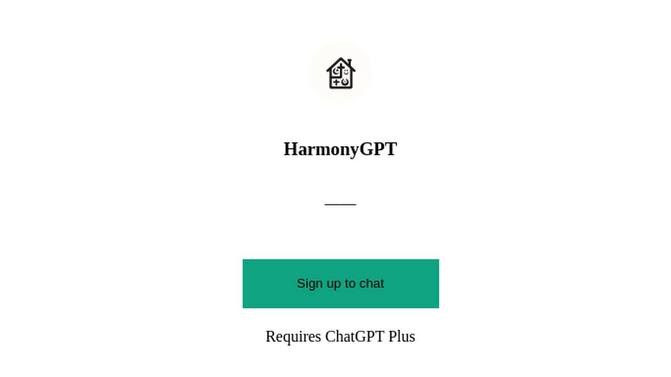 HarmonyGPT Screenshot