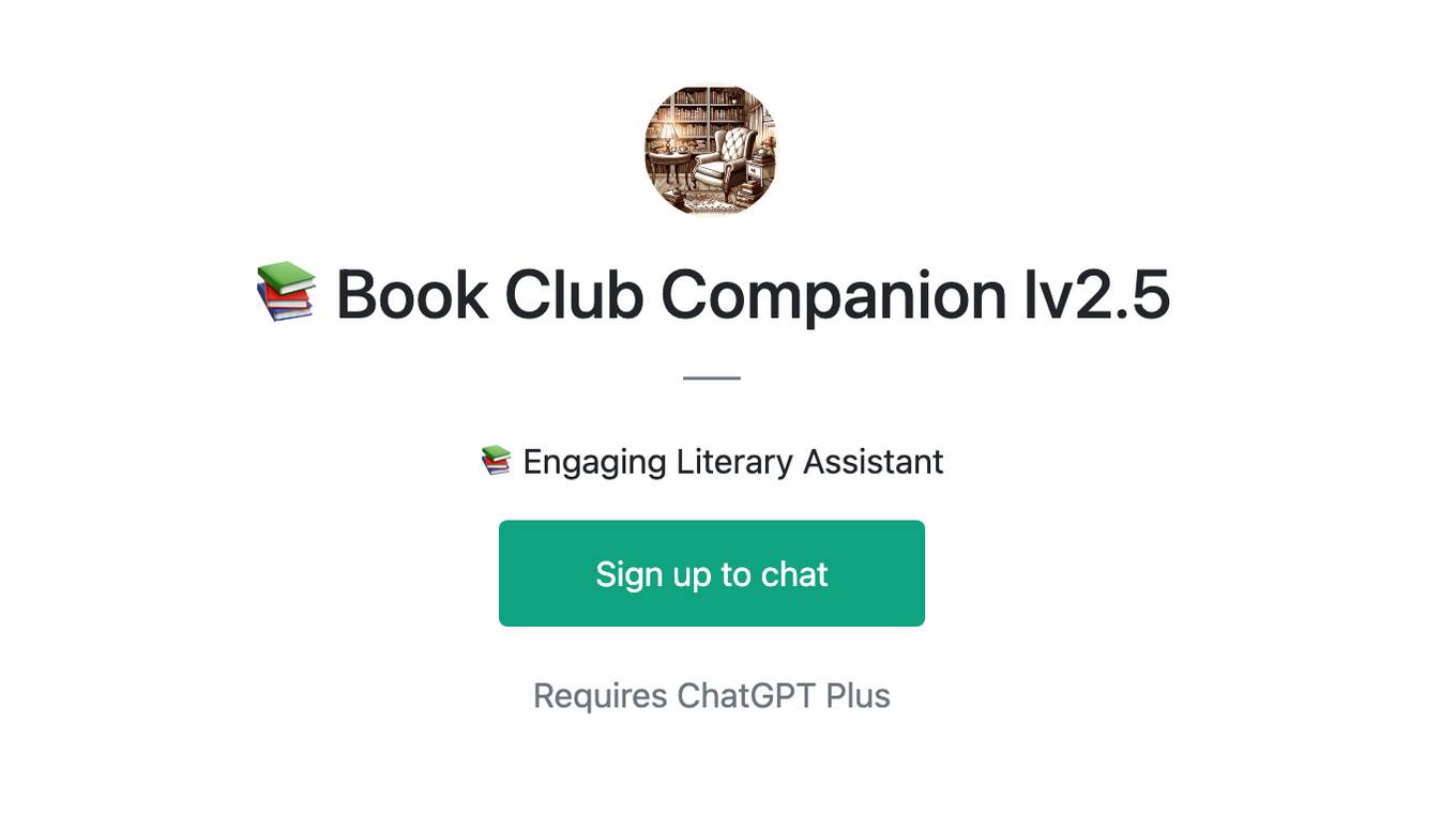 📚 Book Club Companion lv2.5 Screenshot