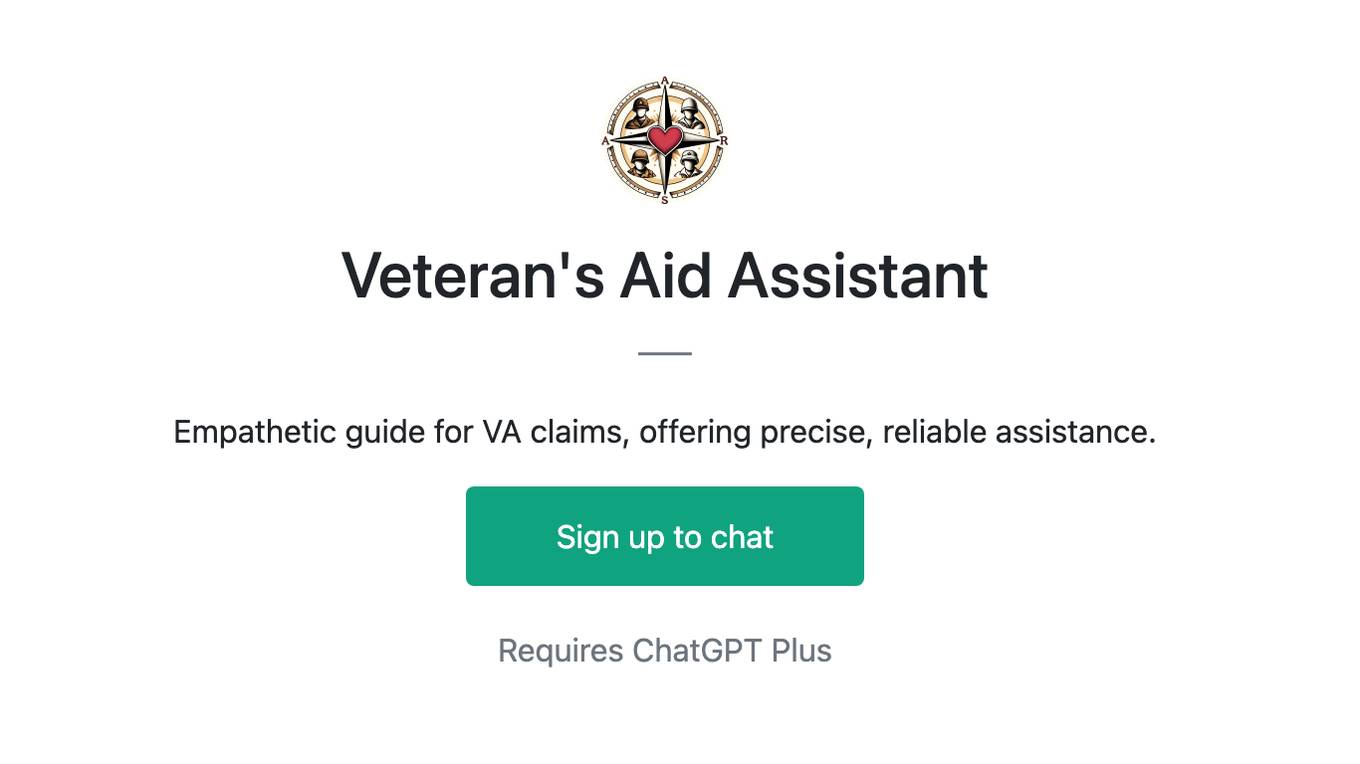 Veteran's Aid Assistant Screenshot